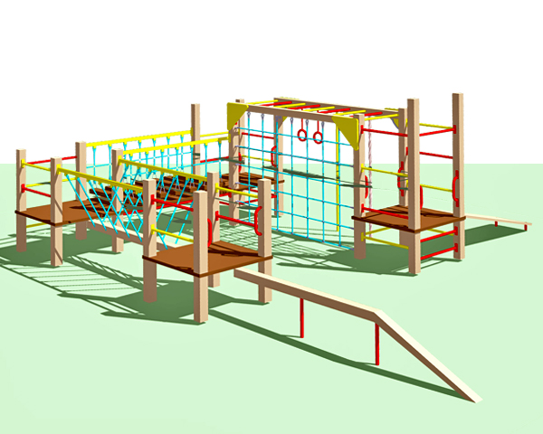 Детский игровой комплекс спортивного назначения тип 2 (ДИК-6)